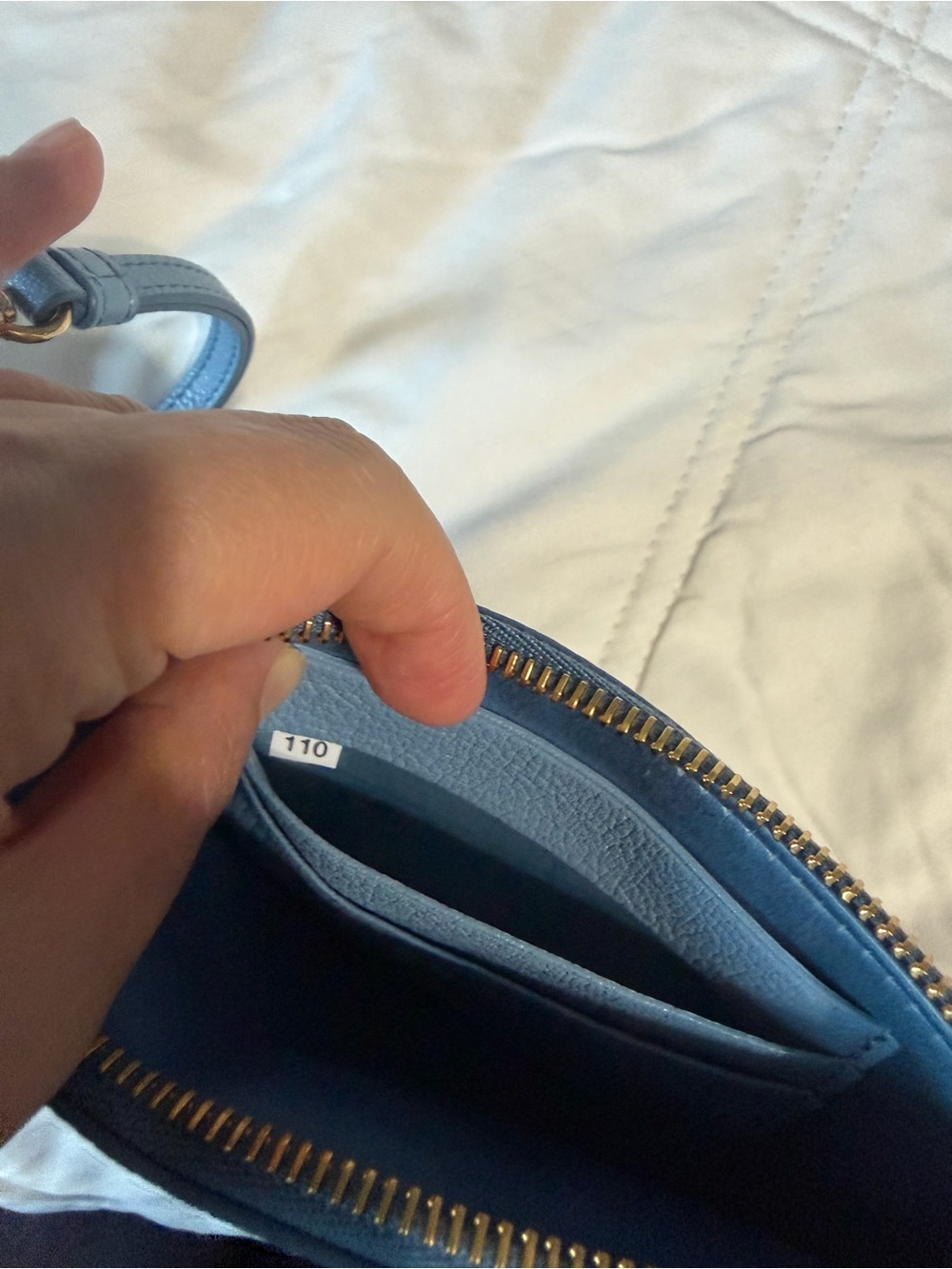 (Authentic) Miu Miu Madras leather clutch bag - Picture 6 of 9